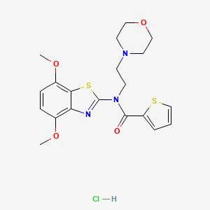 N-(4,7-dimethoxybenzo[d]thiazol-2-yl)-N-(2-morpholinoethyl)thiophene-2-carboxamide hydrochloride