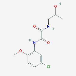 N1-(5-chloro-2-methoxyphenyl)-N2-(2-hydroxypropyl)oxalamide