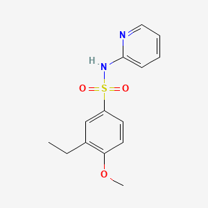 3-ethyl-4-methoxy-N-pyridin-2-ylbenzenesulfonamide