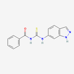 N-benzoyl-N'-(1H-indazol-6-yl)thiourea