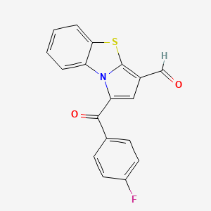 1-(4-Fluorobenzoyl)pyrrolo[2,1-b][1,3]benzothiazole-3-carbaldehyde