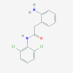 molecular formula C14H12Cl2N2O B273619 2-(2-aminophenyl)-N-(2,6-dichlorophenyl)acetamide 