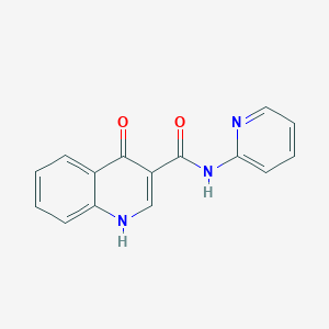 molecular formula C15H11N3O2 B2736218 4-hydroxy-N-(pyridin-2-yl)quinoline-3-carboxamide CAS No. 946260-07-7