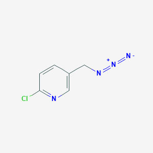 molecular formula C6H5ClN4 B2736232 5-(Azidomethyl)-2-chloropyridine CAS No. 114780-17-5