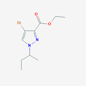 ethyl 4-bromo-1-sec-butyl-1H-pyrazole-3-carboxylate