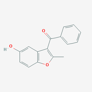 molecular formula C16H12O3 B273627 2-Methyl-3-benzoylbenzofuran-5-ol 
