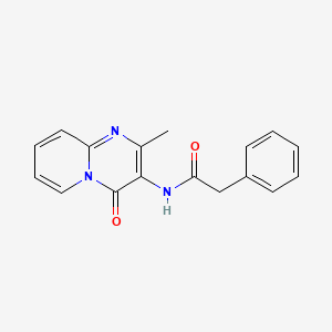 molecular formula C17H15N3O2 B2736280 N-(2-methyl-4-oxopyrido[1,2-a]pyrimidin-3-yl)-2-phenylacetamide CAS No. 897624-24-7