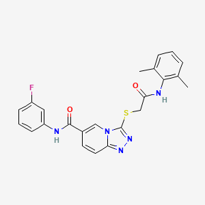 N-(2-methylphenyl)-4-(3-phenyl-1,2,4-oxadiazol-5-yl)benzamide