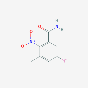 5-Fluoro-3-methyl-2-nitrobenzamide