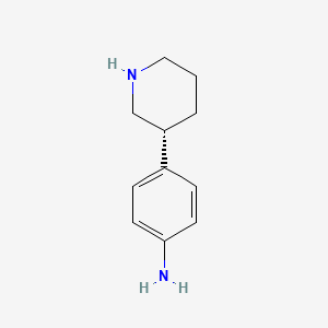 (R)-4-(Piperidin-3-YL)aniline