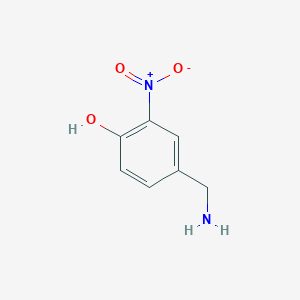 molecular formula C7H8N2O3 B2736355 4-Hydroxy-3-nitrobenzylamine CAS No. 21078-47-7