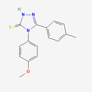 B2736366 4-(4-methoxyphenyl)-5-(4-methylphenyl)-4H-1,2,4-triazole-3-thiol CAS No. 384375-57-9