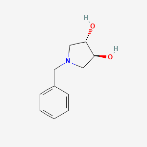 molecular formula C11H15NO2 B2736392 (3S,4S)-1-benzylpyrrolidine-3,4-diol CAS No. 260389-82-0; 90365-74-5