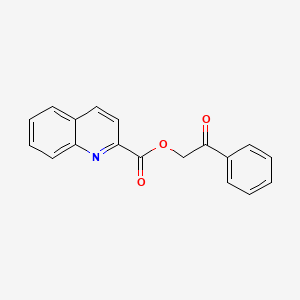 2-Oxo-2-phenylethyl quinoline-2-carboxylate