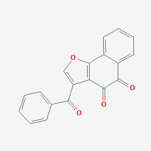 molecular formula C19H10O4 B273644 3-Benzoylnaphtho[1,2-b]furan-4,5-dione 