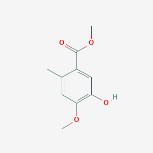 molecular formula C10H12O4 B2736475 Methyl 5-hydroxy-4-methoxy-2-methylbenzoate CAS No. 131236-68-5