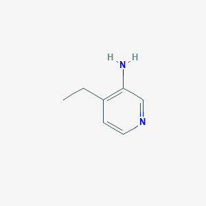 molecular formula C7H10N2 B027365 4-乙基吡啶-3-胺 CAS No. 101084-17-7