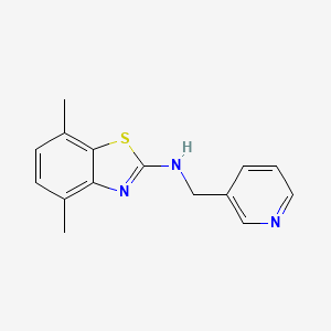 4,7-dimethyl-N-(pyridin-3-ylmethyl)benzo[d]thiazol-2-amine