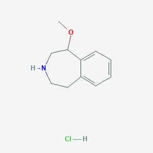 methoxy-2,3,4,5-tetrahydro-1H-benzo[d]azepine hydrochloride