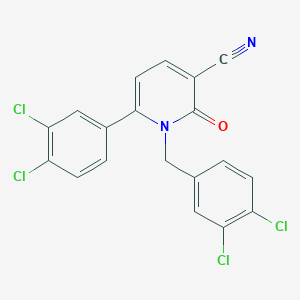 1-(3,4-Dichlorobenzyl)-6-(3,4-dichlorophenyl)-2-oxo-1,2-dihydro-3-pyridinecarbonitrile