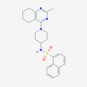 N-[1-(2-methyl-5,6,7,8-tetrahydroquinazolin-4-yl)piperidin-4-yl]naphthalene-1-sulfonamide