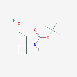 Tert-butyl N-[1-(2-hydroxyethyl)cyclobutyl]carbamate