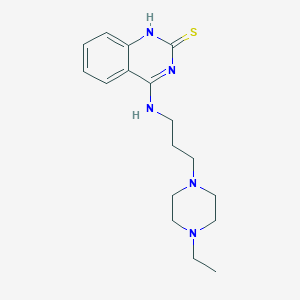 4-[3-(4-ethylpiperazin-1-yl)propylamino]-1H-quinazoline-2-thione