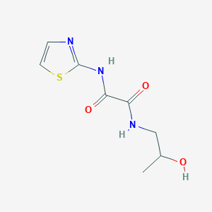 molecular formula C8H11N3O3S B2736676 N1-(2-hydroxypropyl)-N2-(thiazol-2-yl)oxalamide CAS No. 920386-80-7