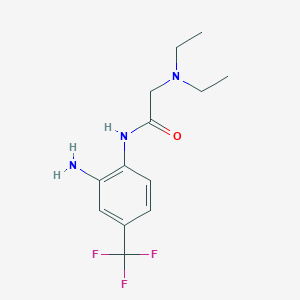 N-[2-Amino-4-(trifluoromethyl)phenyl]-2-(diethylamino)acetamide