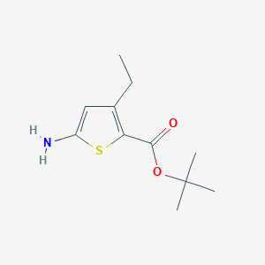 Tert-butyl 5-amino-3-ethylthiophene-2-carboxylate