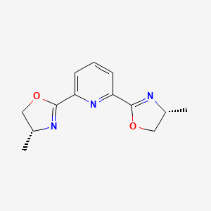 molecular formula C13H15N3O2 B2736697 2,6-Bis((R)-4-methyl-4,5-dihydrooxazol-2-yl)pyridine CAS No. 256377-24-9
