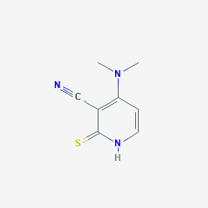 molecular formula C8H9N3S B273670 4-(dimethylamino)-2-sulfanylidene-1H-pyridine-3-carbonitrile CAS No. 147992-79-8
