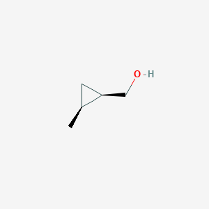 molecular formula C5H10O B2736727 [(1R,2S)-rel-2-甲基环丙基]甲醇 CAS No. 21003-35-0