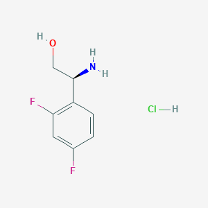 (S)-2-Amino-2-(2,4-difluorophenyl)ethan-1-ol hydrochloride