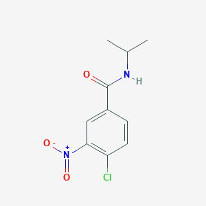 molecular formula C10H11ClN2O3 B2736813 4-chloro-N-isopropyl-3-nitrobenzamide CAS No. 39887-54-2