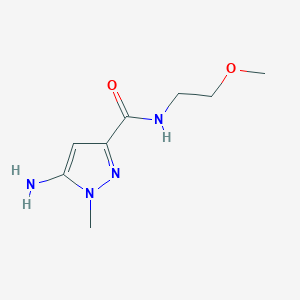 5-amino-N-(2-methoxyethyl)-1-methyl-1H-pyrazole-3-carboxamide