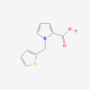 molecular formula C10H9NO2S B2736822 1-(thiophen-2-ylmethyl)-1H-pyrrole-2-carboxylic acid CAS No. 1016863-52-7