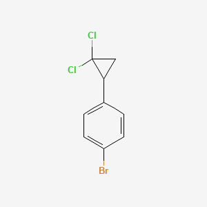 molecular formula C9H7BrCl2 B2736829 1-溴-4-(2,2-二氯环丙基)苯 CAS No. 38365-55-8