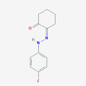 molecular formula C12H13FN2O B273684 1,2-Cyclohexanedione (4-fluorophenyl)hydrazone 