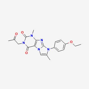 6-(4-Ethoxyphenyl)-4,7-dimethyl-2-(2-oxopropyl)purino[7,8-a]imidazole-1,3-dione