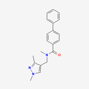 N-((1,3-dimethyl-1H-pyrazol-4-yl)methyl)-N-methyl-[1,1'-biphenyl]-4-carboxamide