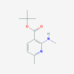 Tert-butyl 6-methyl-2-(methylamino)pyridine-3-carboxylate