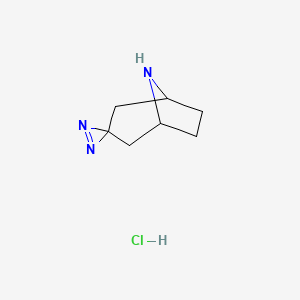 Spiro[8-azabicyclo[3.2.1]octane-3,3'-diazirine];hydrochloride