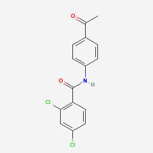 molecular formula C15H11Cl2NO2 B2736933 N-(4-acetylphenyl)-2,4-dichlorobenzamide CAS No. 305378-08-9