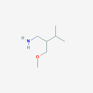 molecular formula C7H17NO B2736949 2-(Aminomethyl)-1-methoxy-3-methylbutane CAS No. 1509806-63-6