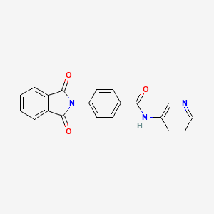4-(1,3-dioxoisoindolin-2-yl)-N-(pyridin-3-yl)benzamide