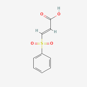 molecular formula C9H8O4S B2736968 (2E)-3-(benzenesulfonyl)prop-2-enoic acid CAS No. 24237-89-6