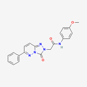 molecular formula C20H17N5O3 B2736983 N-(4-甲氧基苯基)-2-(3-氧代-6-苯基-[1,2,4]三唑并[4,3-b]吡啉-2(3H)-基)乙酰胺 CAS No. 1251576-07-4