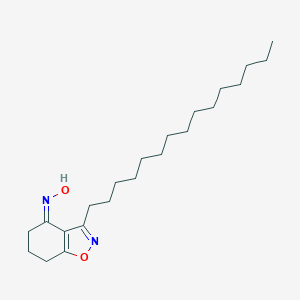molecular formula C22H38N2O2 B273700 3-pentadecyl-6,7-dihydro-1,2-benzisoxazol-4(5H)-one oxime 