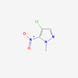 molecular formula C4H4ClN3O2 B2737005 4-chloro-1-methyl-5-nitro-1H-pyrazole CAS No. 84547-95-5
